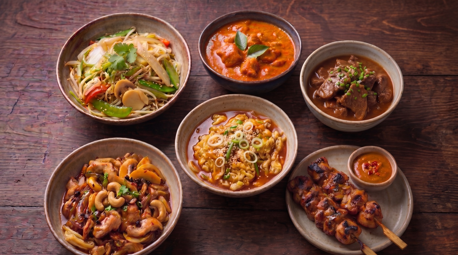 Dishes at Happy Corner, an OrderLift partner in Amsterdam